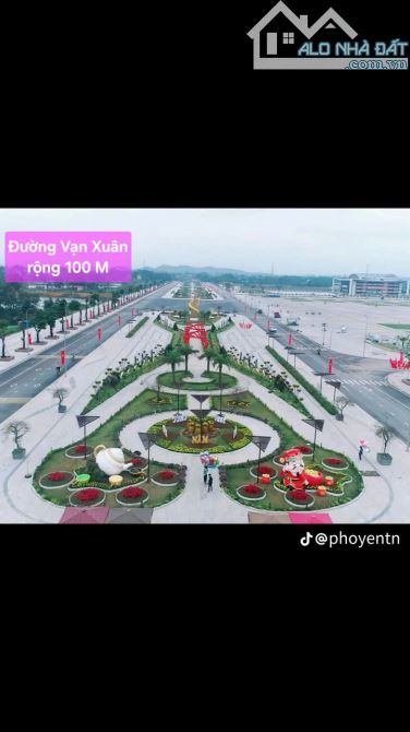 Bán 2100m2 Đất Kho Xưởng, Nhà Hàng, Khách Sạn. Trung tâm TP Phổ Yên. Giá chỉ 15 tỷ. - 1