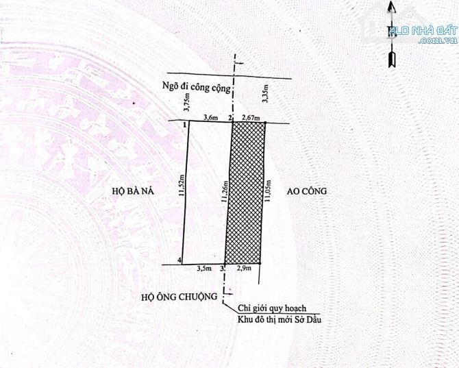 Ms Linh- Bán lô đất ngay gần ngã tư Metro, cạnh tòa chung cư Gempark giá 1,x tỷ ngõ ô tô - 3