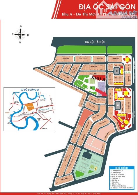 Bán đất An Phú An Khánh mặt đường Nguyễn Quý Cảnh Quận 2 cũ (170m2) 206 tr/m2 - 4