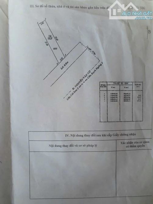 BÁN NHÀ MẶT TIỀN ĐƯỜNG NGUYỄN VĂN CỪ NỐI DÀI , MẶT TIỀN NGANG 10,5M - 4