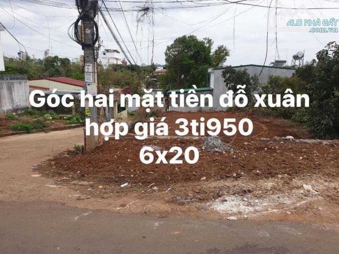 Bán đất đẹp góc 2 mặt tiền đường Đỗ Xuân Hợp , P.Tân Lợi, TP BMT