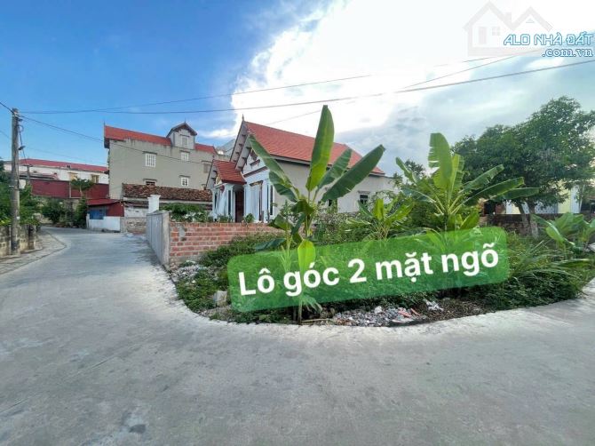 ⛔Lô góc Thuỷ Sơn 72,8m  TP Thuỷ Nguyên  Trục thông thôn 6 Thủy Sơn 72m