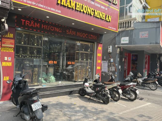 CHO THUÊ CỬA HÀNG TẦNG 1+2 MẶT PHỐ ĐÀO TẤN, BA ĐÌNH, HN, MẶT TIỀN 5.3 m