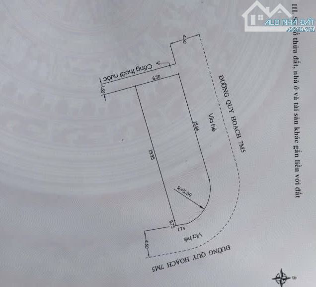Bán đất Lô góc 2 mặt tiền đường 7m5 Tú Quỳ và Kiều Oách Mậu, DT 130m2