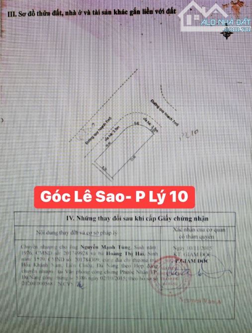 Bán Lô Góc 2 mặt tiền Lê Sao- Phước Lý 10 Khu Đô Thị Phước Lý Hoà Minh - Liên Chiểu - 1