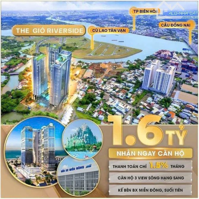 Nhận Booking Căn Hộ View Sông Đồng Nai The Gió, Liền Kề Thành Phố Thủ Đức - 2