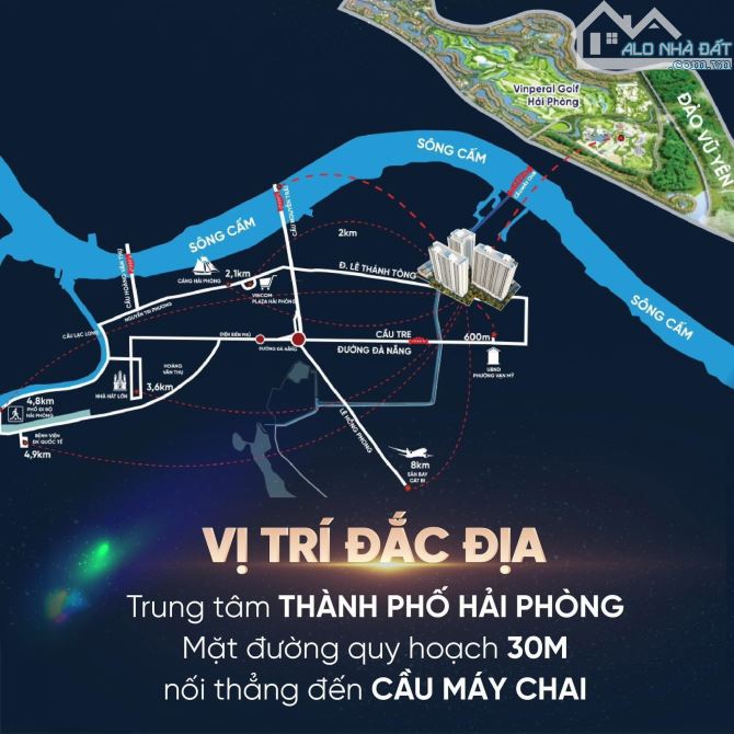 Bán căn hộ 2 ngủ VIEW Vin Vũ Yên giá chỉ 1.5 tỷ tại Toà CT2 384 Lê Thánh Tông - 2