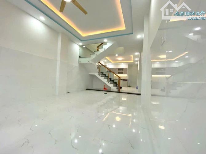Bình Tân - Nhà mới 2 tầng hương lộ 3 - Hẻm xe hơi 6m - Sổ hồng riêng - 2