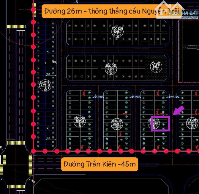 💥💥💥 Chào bán 1 lô Xẻ Khe D10 Khu D Bắc Sông Cấm cực hiếm, 96m2, Ngang 6m 💥💥💥 - 2