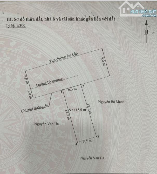 SIÊU RẺ! Lô đất tuyến 2 Phạm Văn Đồng  115 m2 ngang 6,3m đường rộng 9m giá 20 triệu/m2. - 3