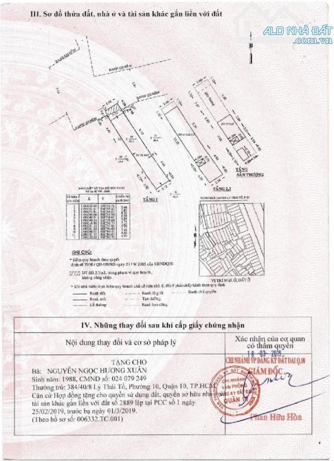 7tỷ1 - 43m2 x 4 tầng x 6 PN kV chợ Chuồng Bò P10 Q10 - 4