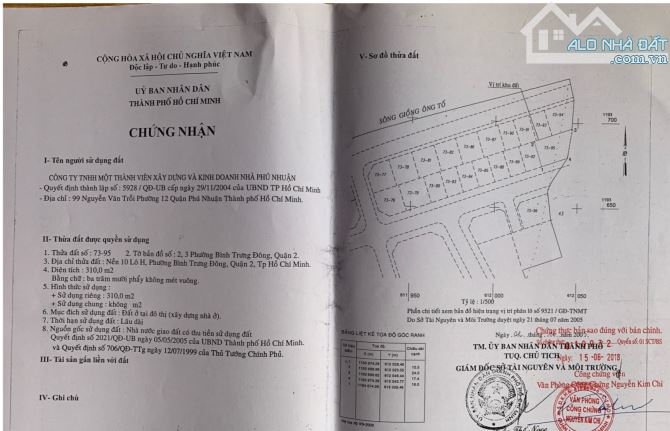 Bán đất biệt thự dự án 10 ha (10 mẫu) đường Nguyễn Duy Trinh Quận 2 cũ (310m2) 89 tr/m2 - 5