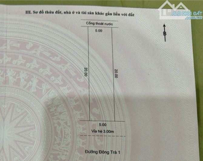 Bán đất sạch đẹp Mt đường Đông Trà 1, khu Đông Trà Làng Đại Học, Hoà Hải, Ngũ Hành Sơn. - 5