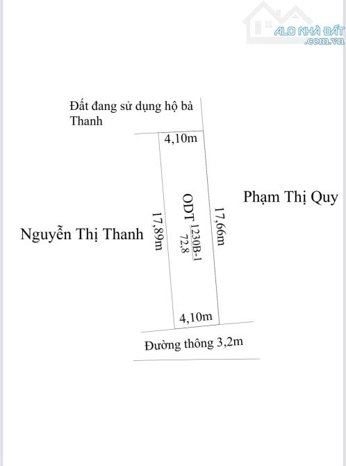 RẺ Ơi Là RẺ 1 lô F0 72,8m giá chỉ 8xx triệu đường thông oto đỗ cửa tại  Hoàng Động phường