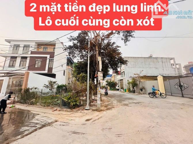 Lô góc 2 mặt tiền Cách Hạ, Nam Sơn 116m giá chỉ 3,xx tỷ