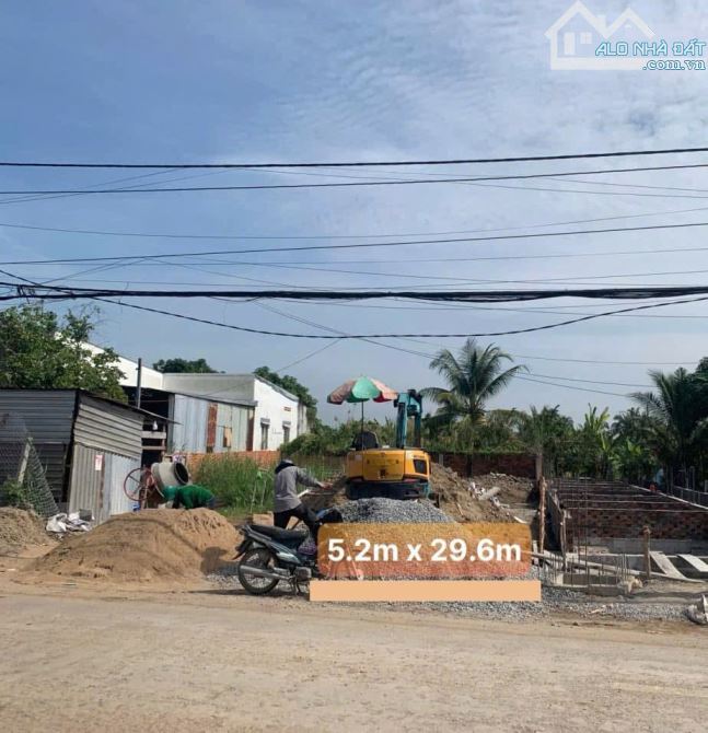 5,2x29,6=149m2 Thổ Cư + CLN nền Đường Bông Vang,Mỹ Khánh,Phong Điền,TPCT Giá 2tỷ650  (TL)