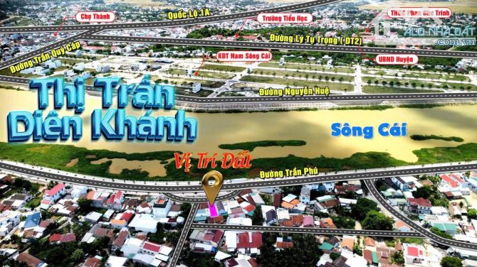 Bán lô đất đẹp đường Trần Phú thị trấn Diên Khánh - 1