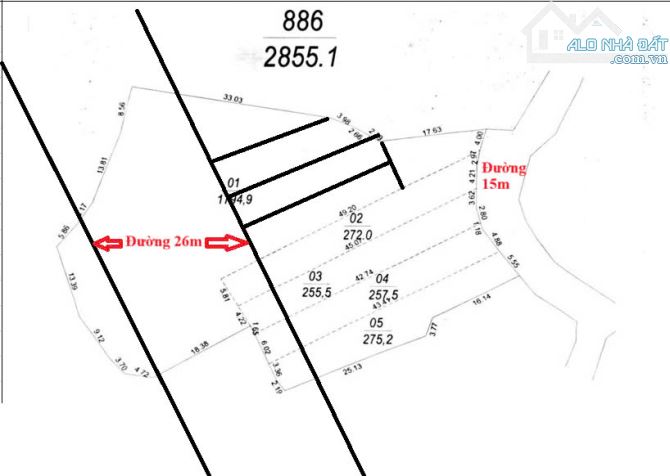 Bán gấp mảnh đất đẹp tiềm năng x5 x10 trung tâm thị xã Chũ, 258m, giá đầu tư - 1