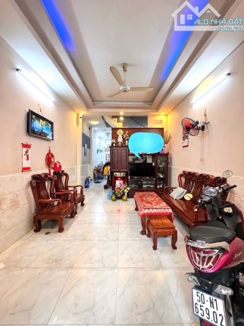 Bán nhà Hương Lộ 2, Bình Tân, 4 tầng, 4 phòng ngủ, 60m2, đường7m ô tô đậu trước nhà . - 1