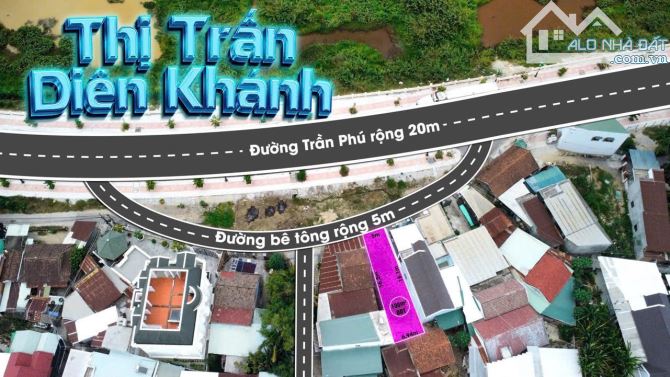 Bán lô đất đẹp đường Trần Phú thị trấn Diên Khánh - 2