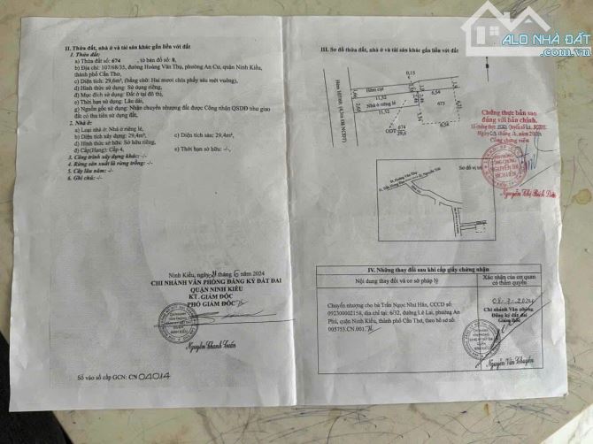 BÁN NHÀ GỐC 1 TRỆT 1 LẦU HẺM 107 HOÀNG VĂN THỤ - 2