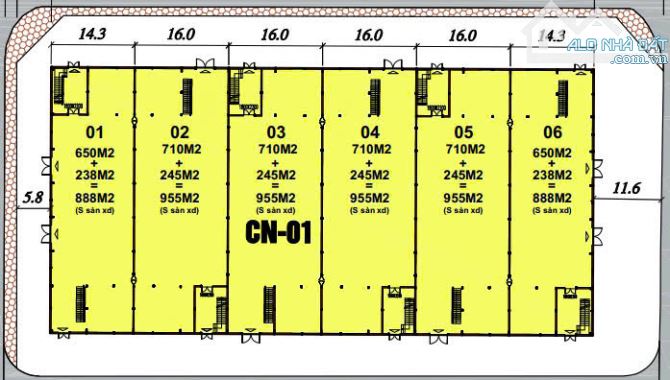 Cho thuê 20.000m2  kho, xưởng Cụm CN Thanh Oai, Hà Nội. - 3