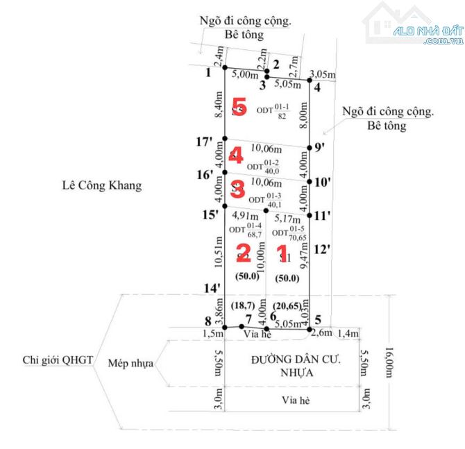 Ms Linh-Bán lô đất trục chính tổ 7 Thị trấn An Dương,cách đường 351 chỉ hơn 200m giá 2,xtỷ - 3