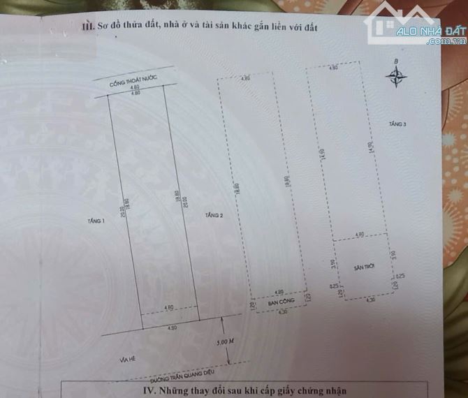 Bán nhà  96m x 3 tầng mặt tiền đường 10m5 Trần Quang Diệu sát Toà MonarChy gần Cầu Rồng - 3