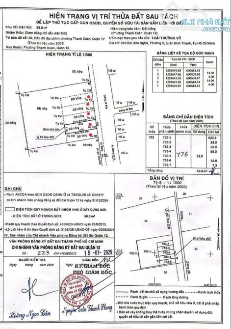 Bán 5 lô liền kề Thạnh Xuân 25.Q 12. giá đầu tư . Sổ mới ra vài ngày. - 4