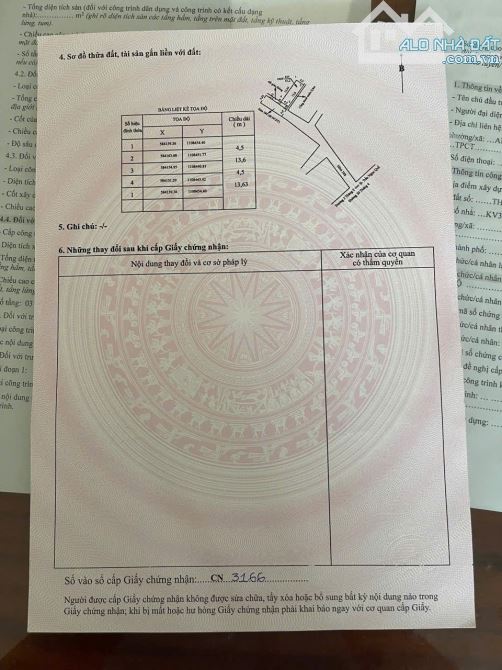 NỀN CHÍNH CHỦ, LỘ 6M TRƯỚC NỀN, VỊ TRÍ LÕI TRUNG TÂM NINH KIỀU, GIÁ 3,2 TỶ - 4