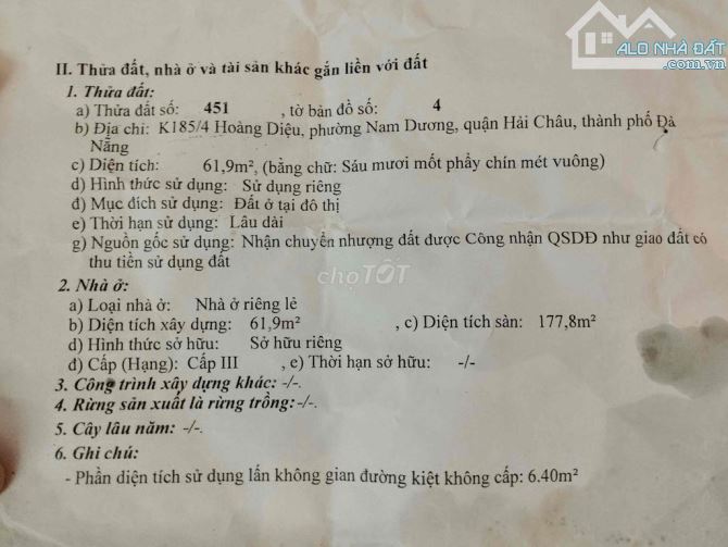 cho thuê nhà đường Hoàng Diệu, Phường Phước Ninh, Quận Hải Châu, Đà Nẵng - 7