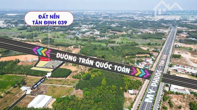 Đất thành phố Bến Cát mặt tiền đường nhựa