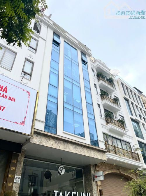 TOÀ VĂN PHÒNG LÔ GÓC 73 TỶ 140m 9 TẦNG MT 7,5m Ô TÔ TRÁNH KINH DOANH LẠC LONG QUÂN TÂY HỒ