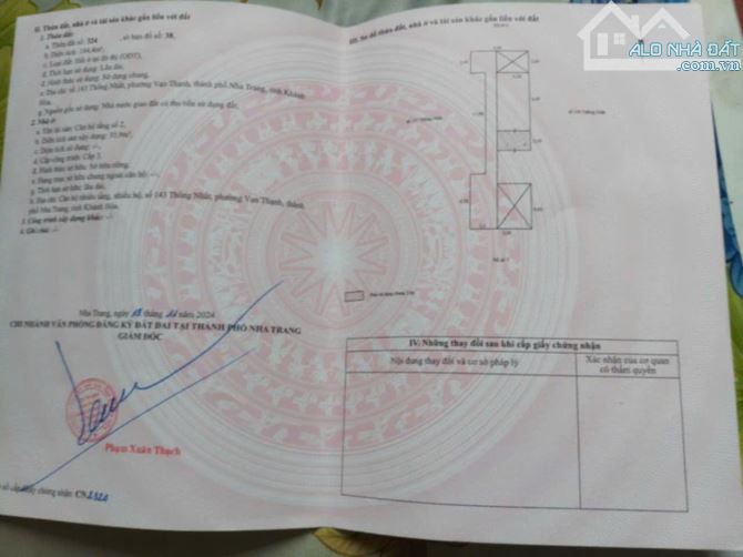 Hiếm : bán căn hộ chung cư trung tâm tp đường Thống Nhất , sổ hồng , dt 36m2 giá chỉ 750tr