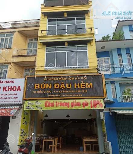 Siêu khan hiếm! MT Đồng Nai, Quận 10 - DT: 4.5 X 24 - KC: 3 Tầng - HĐT: 60tr/th - 36 tỷ