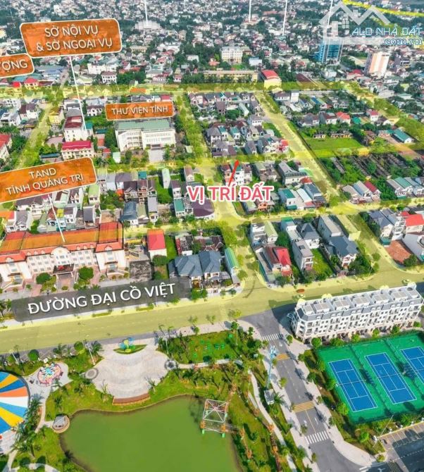 Đất Khu Vincom Đông Hà, Mặt Tiền Lê Đại Hành, 6x25 m2