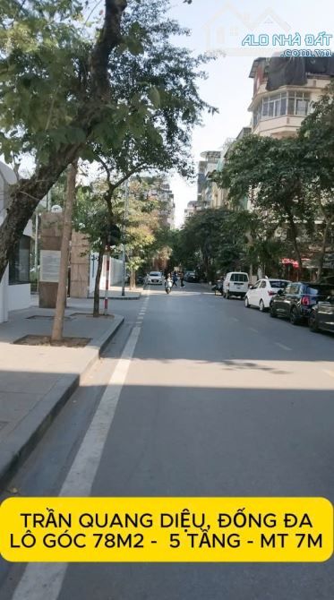 🏠 BÁN NHÀ PHÂN LÔ TRẦN QUANG DIỆU – 78M² – 5 TẦNG – MẶT TIỀN 7M – Ô TÔ TRÁNH – KINH DOANH