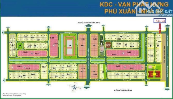 (LSN) LÔ ĐẤT VÀNG DỰ ÁN KDC PHÚ XUÂN NHÀ BÈ - 144M2 MẶT TIỀN ĐƯỜNG 12M CHỈ 58Tr/M - 1