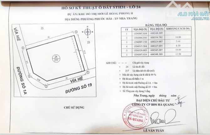 Hàng hiếm lô góc 2 mặt tiền gần Vành Đai 2 KĐT Hà Quang 2 - Nha Trang - 1