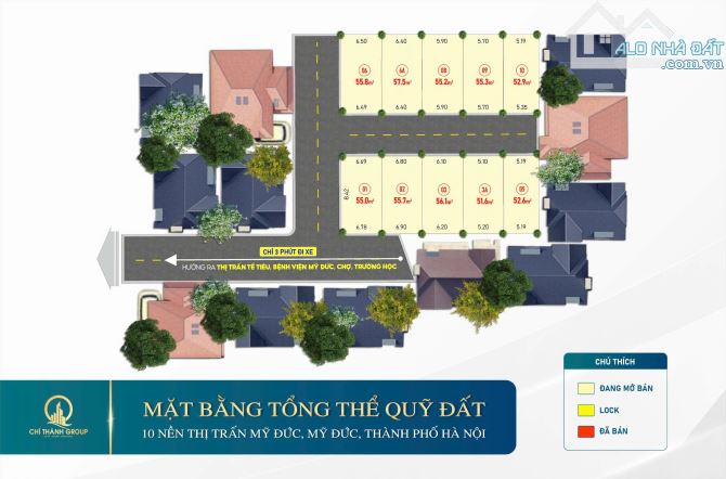 Bán nhanh lô đất thị trấn Đại Nghĩa ( đất ở đô thị) - huyện Mỹ Đức ngay gần cụm trường học - 4