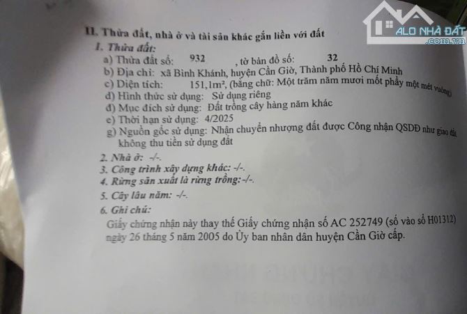 Bán lô đất đường Trần Quang Đạo, Bình Khánh, Cần Giờ - 3