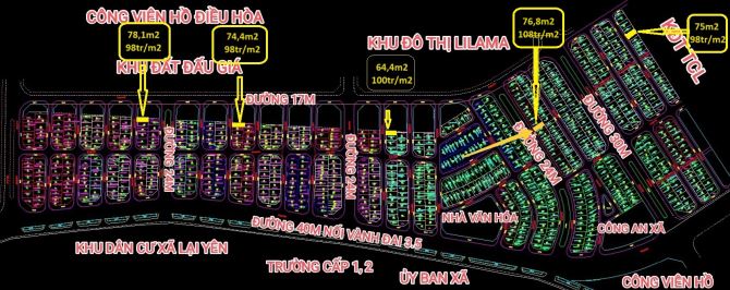 Bán đất đấu giá X1 Lại Yên, lô góc mặt hồ diện tích 70m2 giá rẻ nhất khu vực chỉ 105 tr/m2 - 3