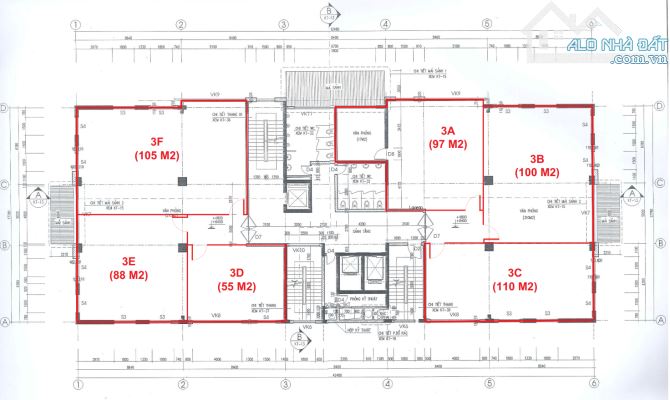 VĂN PHÒNG SÀN THƯƠNG MẠI 55M2 85M2 120M2 200M2 GIÁ 11,5$ TẠI NGÃ 4 NGUYỄN TRÃI THANH XUÂN - 4