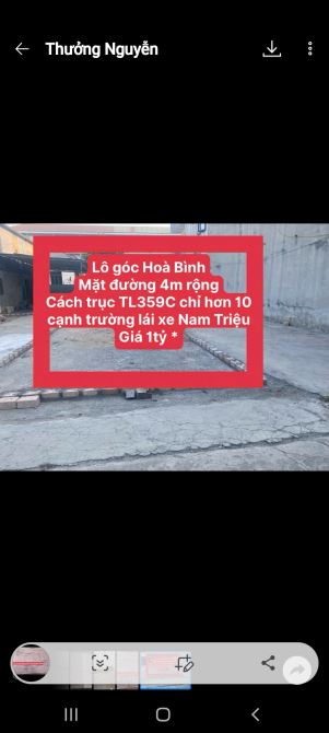 Lô góc siêu đẹp ngay cạnh trường lái xe Nam Triệu giá chưa tới 2 tỷ