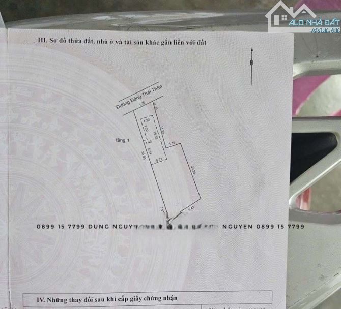 "Cần bán lô đất mặt tiền đường Đặng Thái Thân, Khuê Mỹ, Ngũ Hành Sơn