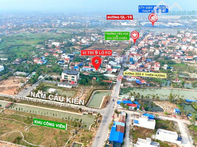 F0 phường Thiên Hương, gần ngay đường liên phường 203, giáp KCN và Công viên Nam Cầu Kiền. - 1