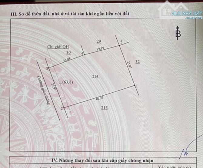 Cần bán 1 sào 1/ đường chính tân hiệp vào ngang 24 m - 1