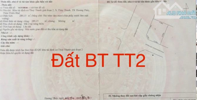 Bán đất dãy Biệt thự đẹp nhất Thuỷ Thanh