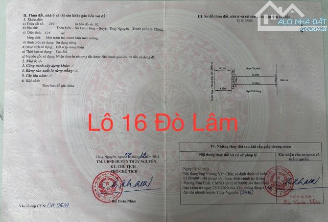 Bán Đất Mặt Đường Đò Lâm - Phường Hoàng Lâm - 2