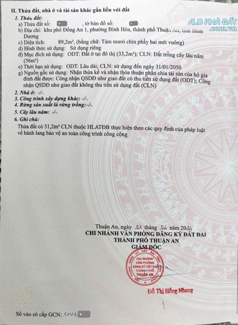 Bán nhà 1T1L 5.6x20m, mặt tiền đường ĐT.743B p.Bình Hòa gần cầu ông bố - 2